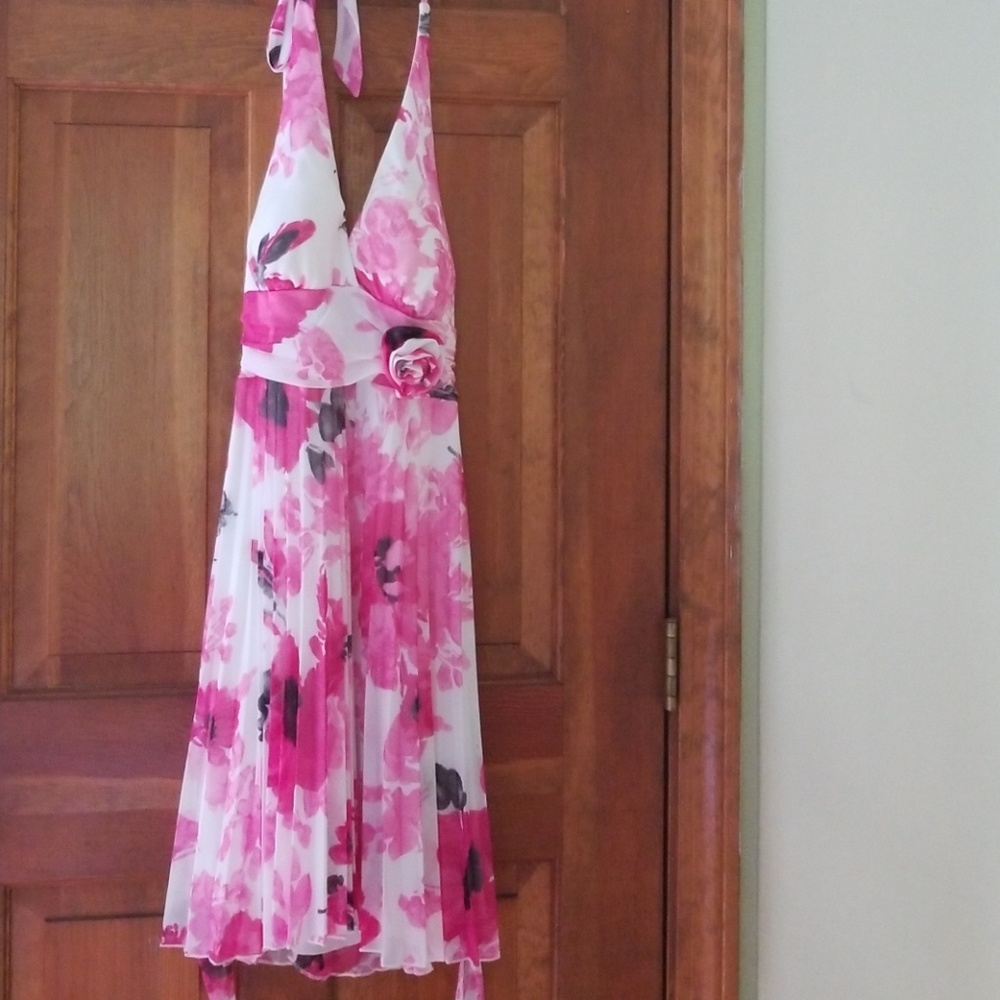 Backless Halter Summer Dress